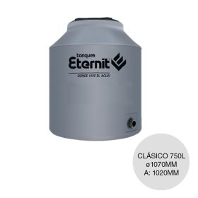 Tanque clasico 750L uso tradicional tricapa ø1070mm x 1020mm