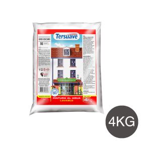 Pintura en polvo a la cal antihongo lavable exterior interior gris oscuro mate bolsa x 4kg