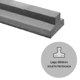 Vigueta pretensada losa hormigon x 6000mm