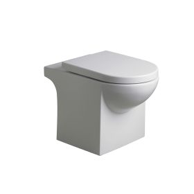 Inodoro Qubiq corto 6l blanco brillante 370mm x 405mm x 610mm