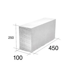 Ladrillo macizo 10 HCCA 100mm x 250mm x 450mm