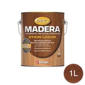 PRO MADERA STAIN LASUR CAOBA SAT 1L