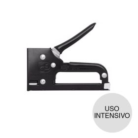 Engrampadora manual uso intensivo acero negro