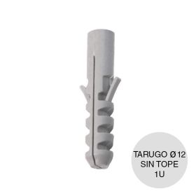 Taco tarugo nylon comun s/tope ø12mm