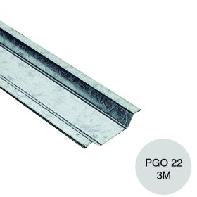 Perfil steel framing PGO 22 galvanizado 0.90mm x 22mm x 3m