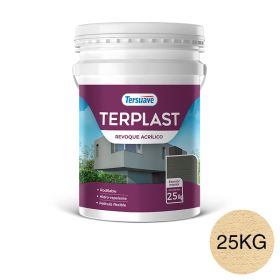 Terplast Revoque Acrílico Rodillable Marfileño 25kg