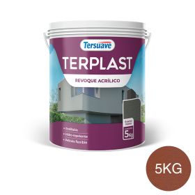 Terplast Revoque Acrílico Rodillable Rojo Criollo 5kg