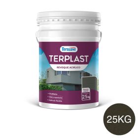 Terplast Revoque Acrílico Rodillable Marrón Cubano 25kg