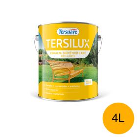 Esmalte Sintetico Brillante Convertidor Antioxido Tersuave Amarillo Mediano 4L
