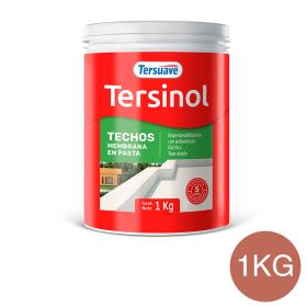 Membrana en Pasta Poliuretanica Tersinol Techos Rojo Teja 1Kg