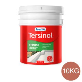 Membrana en Pasta Poliuretanica Tersinol Techos Rojo Teja 10Kg