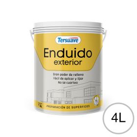 Enduido Plastico Exterior Tersuave Blanco 4L