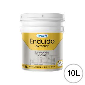 Enduido Plastico Exterior Tersuave Blanco 10L