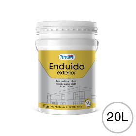 Enduido Plastico Exterior Tersuave Blanco 20L