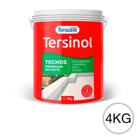 Membrana en Pasta Poliuretanica Tersinol Techos Blanco 4Kg