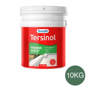 Membrana en Pasta Poliuretanica Tersinol Techos Verde Foresta 10Kg