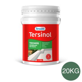 Membrana en Pasta Poliuretanica Tersinol Techos Verde Foresta 20Kg