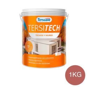 Membrana Liquida Impermeabilizante para Techos y Muros Tersitech Sin Fibras Rojo Teja 1Kg