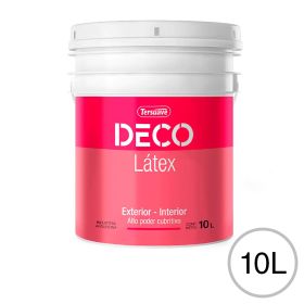 Pintura Latex Exterior Interior Antihongos Deco Latex Blanco 10 L