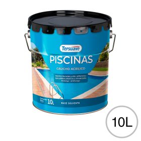 Pintura para Piletas Base Solvente Tersuave Blanco Semimate 10L