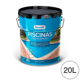 Pintura para Piletas Base Solvente Tersuave Blanco Semimate 20L