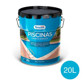 Pintura para Piletas Base Solvente Tersuave Celeste Semimate 20L