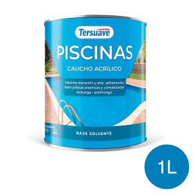 Pintura para Piletas Base Solvente Tersuave Azul Semimate 1L