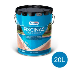 Pintura para Piletas Base Solvente Tersuave Azul Semimate 20L