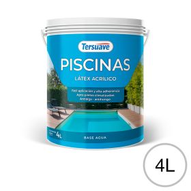 Pintura para Piletas al Agua Tersuave Blanco Mate 4L