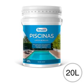 Pintura para Piletas al Agua Tersuave Blanco Mate 20L