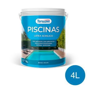 Pintura para Piletas al Agua Tersuave Azul Mate 4L