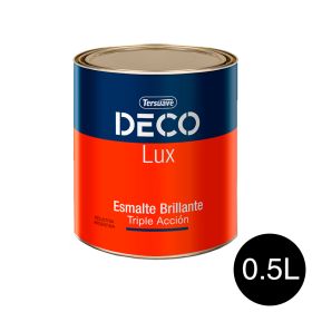 Deco Lux Esmalte Sintetico Brillante Negro x 0.5l