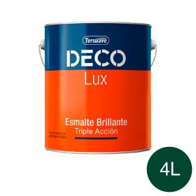 Deco Lux Esmalte Sintetico Brillante Verde Ingles x 4l