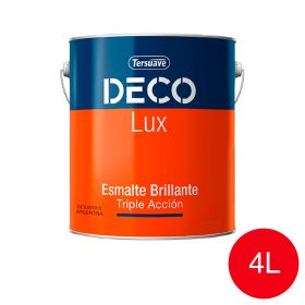 Deco Lux Esmalte Sintetico Brillante Bermellon x 4l