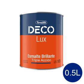 Deco Lux Esmalte Sintetico Brillante Azul x 0.5l
