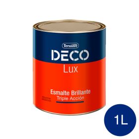 Deco Lux Esmalte Sintetico Brillante Azul x 1l