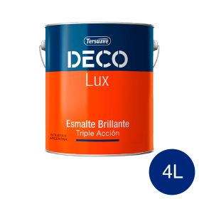 Deco Lux Esmalte Sintetico Brillante Azul x 4l