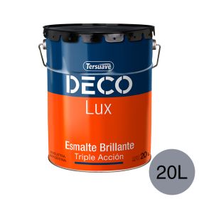 Deco Lux Esmalte Sintetico Brillante Gris Espacial x 20l