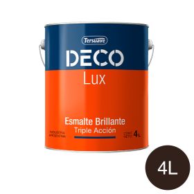 Deco Lux Esmalte Sintetico Brillante Marron 4l