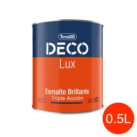 Deco Lux Esmalte Sintetico Brillante Naranja 0.5l