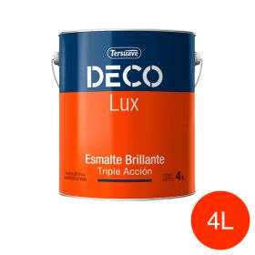 Deco Lux Esmalte Sintetico Brillante Naranja 4l