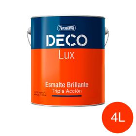 Deco Lux Esmalte Sintetico Brillante Naranja 4l
