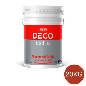 Deco Techos Membrana Liquida Mate Rojo Teja x 20 Kg