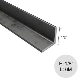 Perfil angulo alas iguales estructural acero 6m x 1/2" x 1/8"