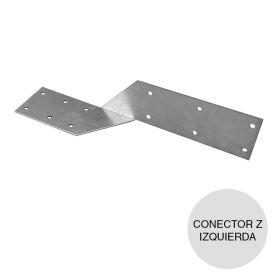 Conector Z izquierda steel framing galvanizado 40mm x 40mm x 200mm