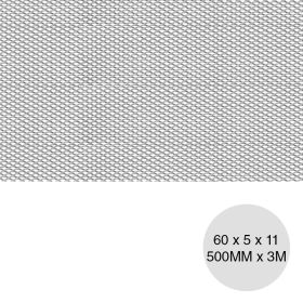 Metal desplegado liviano 60 x 5 x 11 x 2.4kg/m² hoja 500mm x 3m