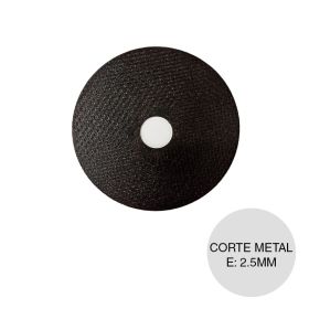Disco amoladora corte metal 2.5mm x ø 25.4mm x ø 350mm