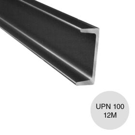 Perfil UPN 100 acero laminado estructuras metalicas 50mm x 100mm x 12m
