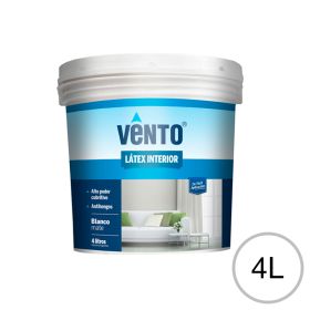 Pintura latex acrilico interior blanco mate balde x 4l