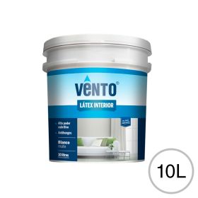 Pintura latex acrilico interior blanco mate balde x 10l